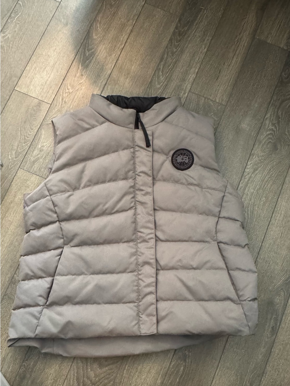 Canada Goose Light Gray Quilted Puffer Vest - Women's 2XL